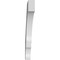 Ekena Millwork 3 1/2-in. W x 36-in. D x 36-in. H Balboa Architectural Grade PVC Knee Brace BRCP035X36X36BOA - alternate 2